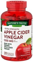Nature&#39;s Truth Apple Cider Vinegar 1200 mg, 180 Capsules - £31.96 GBP