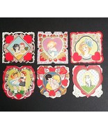 Carrington Valentines Day Gold Embossed Love Heart Card Lot (6 Cards) 3.... - $29.99