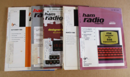 Vintage Ham Radio Magazine Lot of 5 Oct March 1980 Jan July Nov 1981 - £12.23 GBP