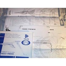 Star Trek: The Next Generation U.S.S. Lynx Timeship Prototype Blueprints... - $12.55