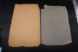 Antique Fashion Original Design Hand Colored Illus. Art Signed Annie Hor... - $29.99