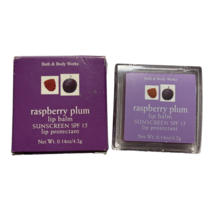 Vintage Bath & Body Works Rasberry Plum SPF 15 Lip Balm - $35.00