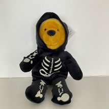Winnie the Pooh Skeleton Costume Plush Disney Vtg Halloween Stuffed Animal 10" - £14.49 GBP