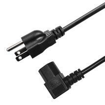 3 Prong Right Angle Power Cable 6Ft Heavy Duty Ac Cables Forc13 Angle Type Cable - £16.43 GBP