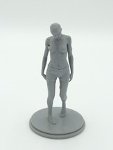 Female Zombie Figure Dying Light 7&quot; Gray 3d Printed - £32.69 GBP