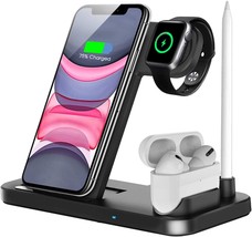 Wireless charging station for android &amp; iOs, iPhone charger and docking ... - £27.17 GBP