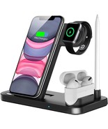 Wireless charging station for android &amp; iOs, iPhone charger and docking ... - £26.54 GBP