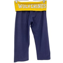 Pink Victorias secret Leggings Small U of M  University of Michigan Capri - £15.64 GBP