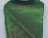 Vtg 1957 Washington St. Federation of Labor / AF of L Pinback Button w D... - $14.80