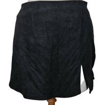 Black Faux Suede Mini Skirt Size Small - £19.55 GBP