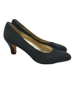 Salvatore Ferragamo Women&#39;s Shoes Size 7 AA Pumps Classic Heel Black - £43.35 GBP