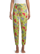 Briefly Stated Ladies Sleep Jogger Pajama Pants Tom Vs. Jerry Yellow Size M - $24.99