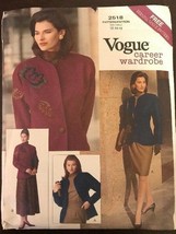 Vogue 2519 Career Wardrobe Sewing Pattern Sz 12-14-16 - £7.54 GBP
