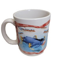 Disney Coffee Cup Mug Winnie The Pooh Eeyore And Tigger Winter Ice Skating 10 Oz - £9.43 GBP