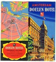 Doelen Hotel Brochure Amsterdam Netherlands 1950's - $14.83