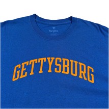 Gettysburg College T Shirt Mens XL Blue Fanatics Short Sleeve Orange Spe... - $23.51