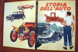 Storia dell&#39;auto 1° edizione 1960 editrice LA SORGENTE milano illustrato grande - $21.71