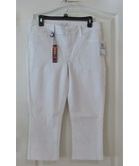 Seven7 4 Way Stretch Skinny Crop Jeans White Women&#39;s Sz. 6-12  NWT MSRP$64 - $401.16 MXN