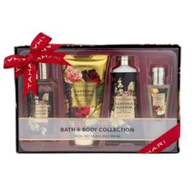 Tahari Vanilla Jasmine Spa Gift Set Body Wash Body Lotion Hand Cream &amp; B... - $15.74
