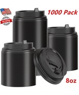 1000 Pack of 8oz Coffee Cup Lids, Anti-Spill Design, Perfect for Travel ... - $49.49