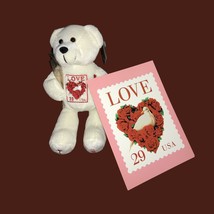 USPS Vintage Timeless Matching Bear, Postcard and Stamp - £27.25 GBP