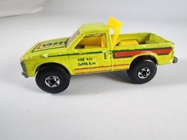 Vintage Hot Wheels Path Beater Mean Green Pickup BW Wheels 1988 Color Racers - £3.86 GBP