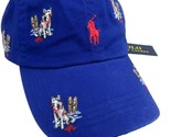 Polo Ralph Lauren Surf Huskies Baseball Hat Cap Blue Adjustable Fit NEW - £36.98 GBP
