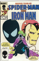 Marvel Team-Up Comic Book Spider-Man and Iron Man #145 Marvel 1984 VERY FINE+ - $3.50