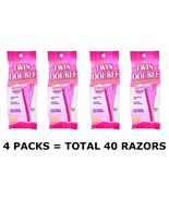 4 PACK WOMEN Assurd Twin Blade Disposable Razors w/ Lubricating Strips 1... - $27.12 CAD