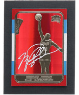 Michael Jordan 1997 Fleer Premier Signature Series Red Holo Refractor 23Kt Gold  - $134.40