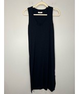 Madewell Cotton Cover-Up Tank Dress Black Size XS Midi - $450.46 MXN