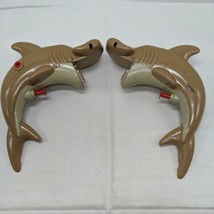 Lot Of (2) Hammerhead Shark Sea Life Squirt Guns Oriental Trading Co Toy - £12.61 GBP