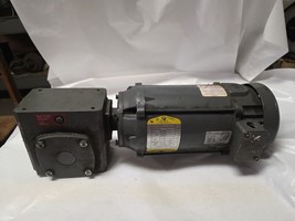 Used Baldor 3/4 Hp. DC Electric Motor D80C Frame 90 Volt with 40:1 Gear ... - $349.99