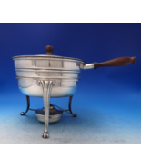 ACN Mexican Sterling Silver Chafing Dish with Bowl Burner and Wood (#7178) - $14,900.77 CAD