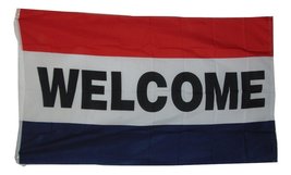 quarks Welcome Store Flag Size 3x5 3 X 5 Feet New Polyester 2 Grommets - £3.89 GBP
