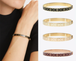 Tory Burch Enamel-painted open Bracelet,Elegant Gift,Noble Gift,Gift for... - $45.99