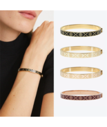 Tory Burch Enamel-painted open Bracelet,Elegant Gift,Noble Gift,Gift for... - $45.99