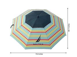 Nautica Home 7&#39; Sand Anchor Tilt Beach Umbrella - £35.39 GBP