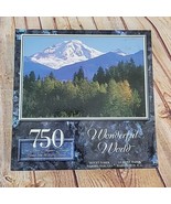 Wonderful World Puzzles &quot;Mt. Baker, Washington USA&quot; 750 Pieces 23.5x15.5... - $5.94