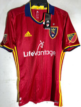 Adidas Authentic MLS Jersey RSL Salt Lake Real Team Red sz M - £31.00 GBP