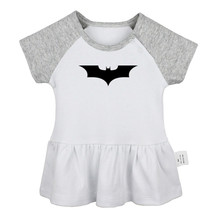 DC Superhero Bruce Wayne Batman Newborn Baby Girls Dress Toddler Cotton Clothes - £10.44 GBP