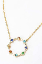 Star circle pendant necklace - £8.15 GBP