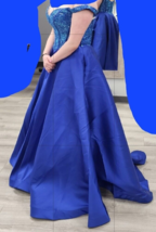 Sherri Hill 2023 Collection No. 55065 Royal Blue Prom Dress Size 16 - £479.00 GBP
