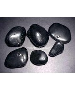 Polished Black Tourmaline Pieces, Black Tourmaline Hand Stones, Reverse ... - $33.31 MXN+