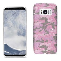 [Pack Of 2] Reiko Samsung Galaxy S8/ Sm Shine Glitter Shimmer Camouflage Hybr... - £20.11 GBP