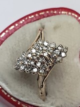 Estate Vintage  14k Yellow Gold .50cttw  Diamond Ring  ,1960&#39;s - £562.25 GBP