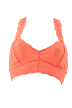 Free People Womens Bralette Galloon Hot Coral Orange Size Xs OB590924 - £29.23 GBP