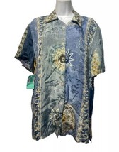 globe Trotter creating the uncommon Bali Batik button up Short Sleeve Shirt S - $24.74