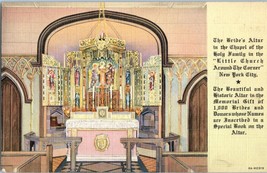 Bride&#39;s Altar in the Little Church Around the Corner, New York Postcard - £5.31 GBP