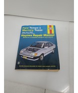 Haynes Auto Repair Manual Ford Tempo &amp; Mercury Topaz 1984 thru 1994 3607... - $8.91
